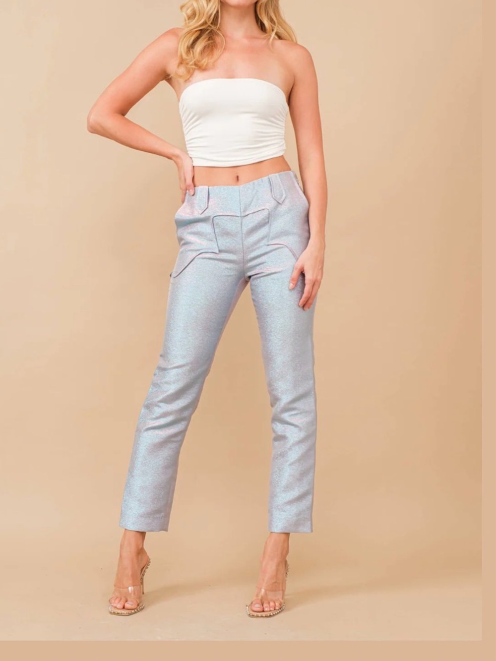 Iridescent Taylor Trouser NWT Sz Med